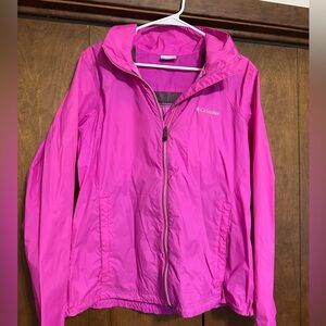 Columbia Pink Windbreaker Jacket